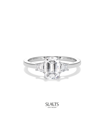 SLAETS Jewellery Ring Trilogy 1.19ct Emerald-cut Diamond (watches)
